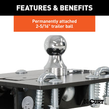 Load image into Gallery viewer, CURT 61052 Over-Bed Folding Ball Gooseneck Hitch for Select Chevrolet C1500, Chevrolet C2500, Chevrolet C3500, Chevrolet K1500, Chevrolet K2500, Chevrolet K3500, Chevrolet Silverado 1500, Chevrolet Silverado Classic, Chevrolet Silverado 2500, Chevrolet