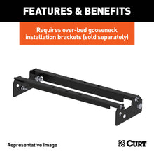 Load image into Gallery viewer, CURT 61100 Over-Bed Fixed Ball Gooseneck Hitch for Select Chevrolet C1500, Chevrolet C2500, Chevrolet C3500, Chevrolet K1500, Chevrolet K2500, Chevrolet K3500, Chevrolet Silverado 1500, Chevrolet Silverado Classic, Chevrolet Silverado 2500, Chevrolet