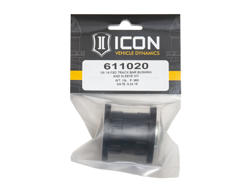ICON Vehicle Dynamics 611020 05-16 FSD TRACK BAR BUSHING AND SLEEVE KIT for Select Ford F-250 Super Duty, Ford F-350 Super Duty