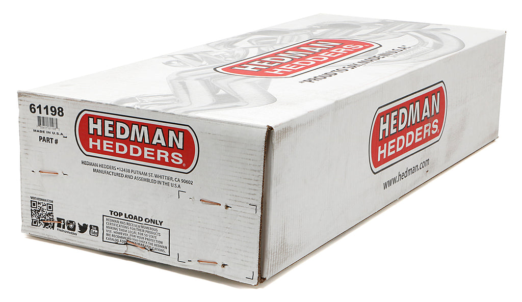Hedman Hedders 61198 Silver HD Long-Tube Headers For 64-77 Chevelle 396-502 w/ A.I.R. for Select Chevrolet Bel Air, Chevrolet Biscayne, Chevrolet Brookwood, Chevrolet Camaro, Chevrolet Caprice, Chevrolet Chevy II, Chevrolet El Camino, Chevrolet Impala,