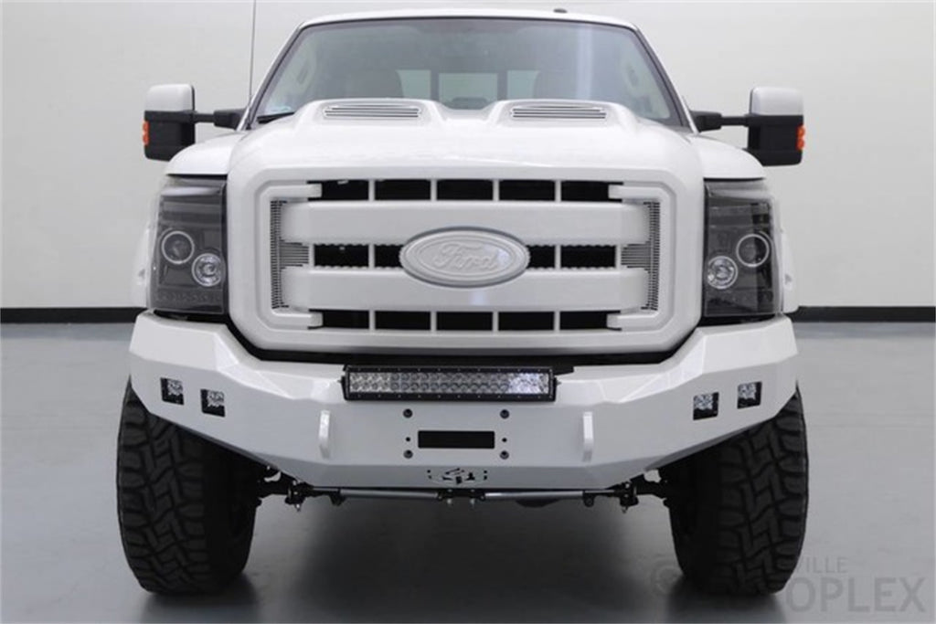 Road Armor 611R0B Stealth Winch Front Bumper for Select Ford F-250 Super Duty, Ford F-350 Super Duty