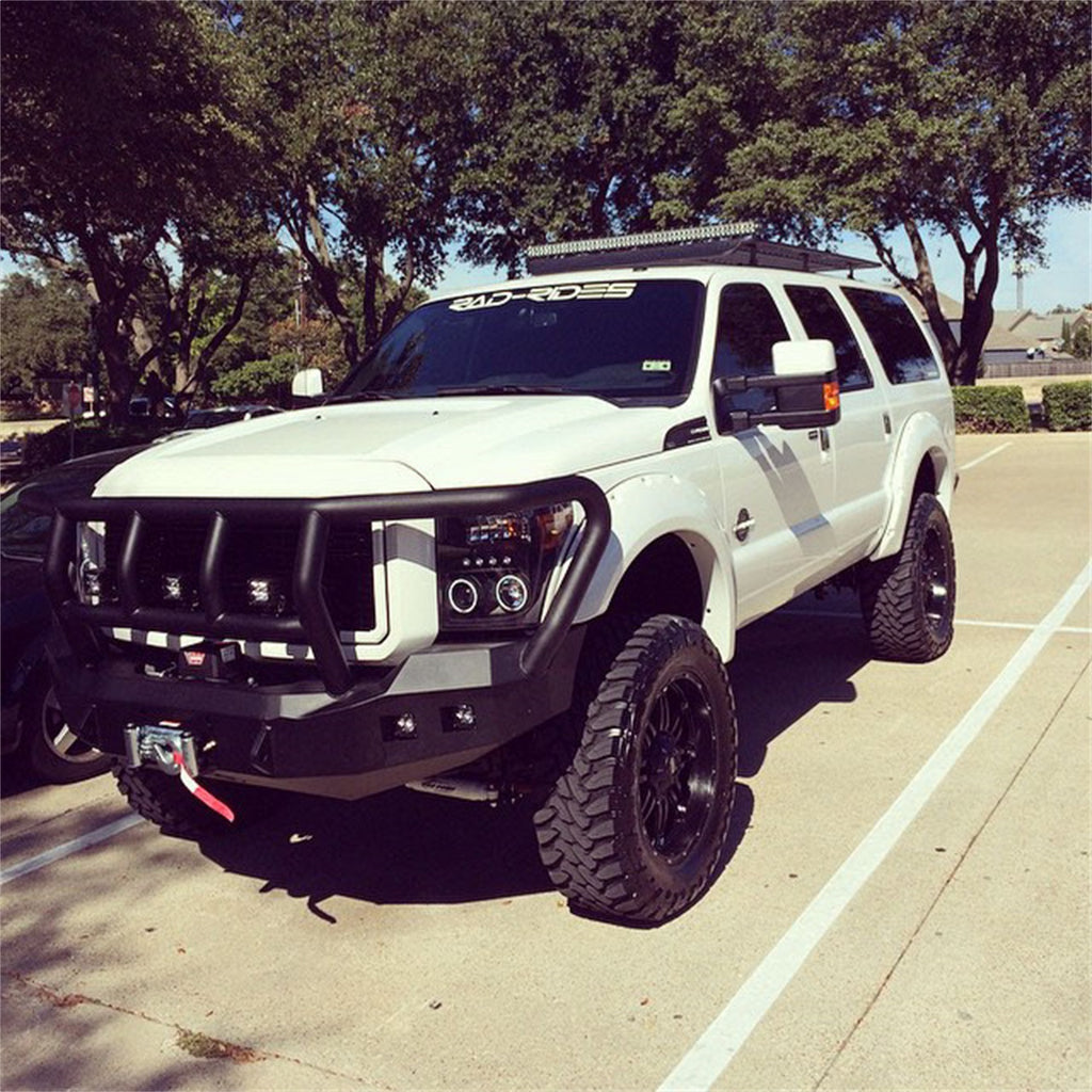 Road Armor 611R2B Stealth Winch Front Bumper for Select Ford F-250 Super Duty, Ford F-350 Super Duty
