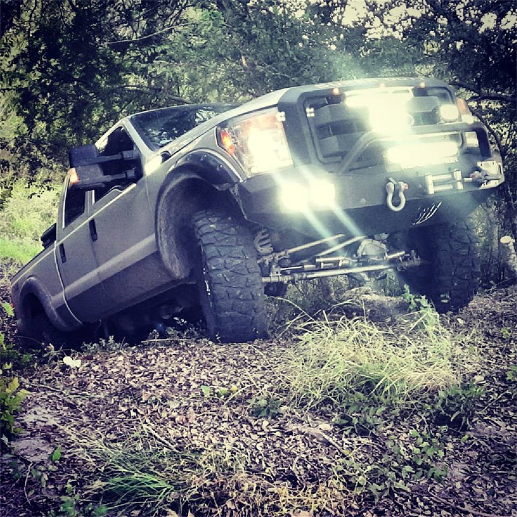 Road Armor 611R4B Stealth Winch Front Bumper for Select Ford F-250 Super Duty, Ford F-350 Super Duty