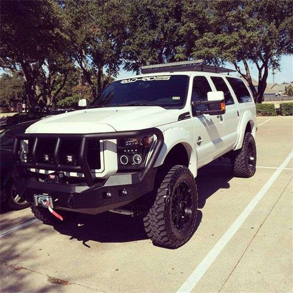 Road Armor 611R2B Stealth Winch Front Bumper for Select Ford F-250 Super Duty, Ford F-350 Super Duty