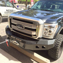 Load image into Gallery viewer, Road Armor 611R0B Stealth Winch Front Bumper for Select Ford F-250 Super Duty, Ford F-350 Super Duty