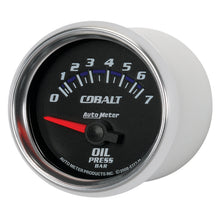 Load image into Gallery viewer, AutoMeter 6127-M GAUGE, OIL PRESSURE, 2 1/16", 7BAR, ELECTRIC, COBALT