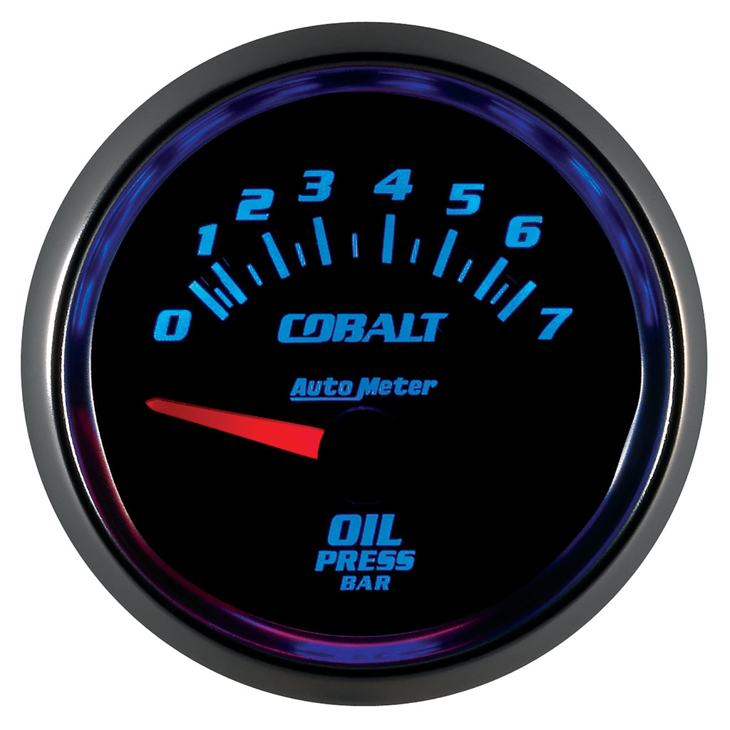AutoMeter 6127-M GAUGE, OIL PRESSURE, 2 1/16", 7BAR, ELECTRIC, COBALT