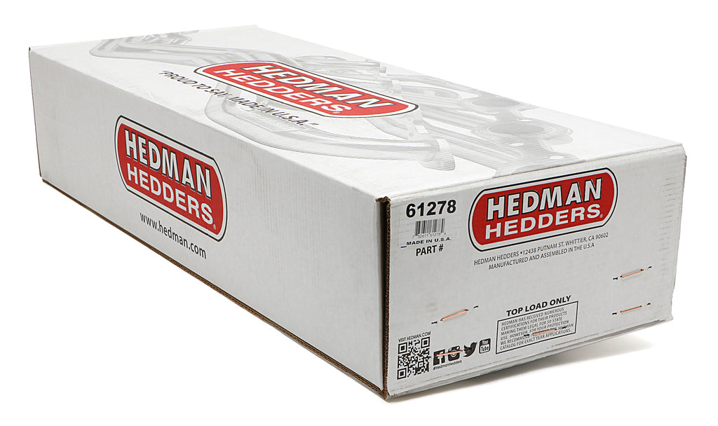 Hedman Hedders 61278 Silver H.D. Long-Tube Headers For 67-81 Camaro 283-400 w/A.I.R. for Select Chevrolet Camaro, Chevrolet Chevy II, Chevrolet Nova