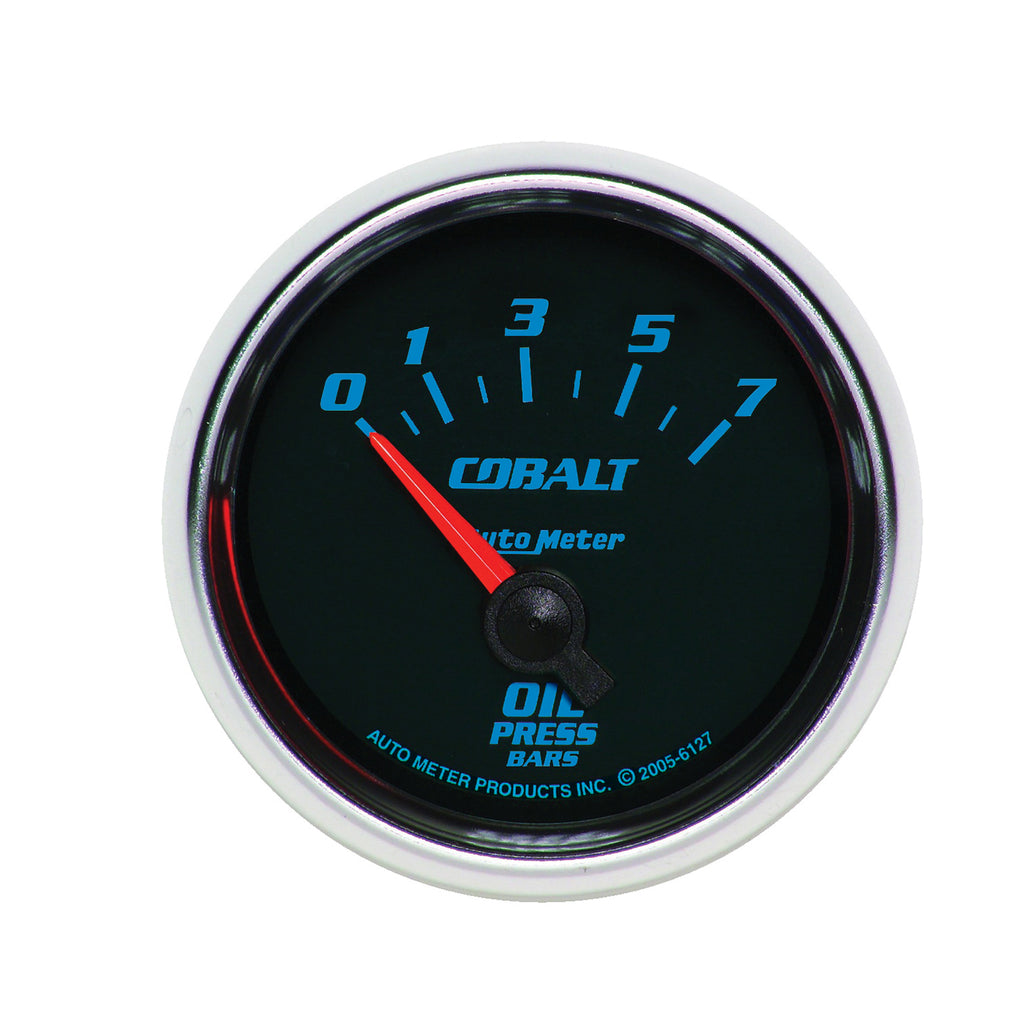 AutoMeter 6127-M GAUGE, OIL PRESSURE, 2 1/16", 7BAR, ELECTRIC, COBALT