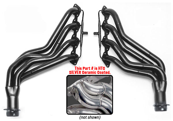 Hedman Hedders 61286 SILVER LONG-TUBE HEADERS For 82-87 4WD TRUCK/BLAZER 396-502 With A.I.R. for Select Chevrolet K20 Suburban, Chevrolet V20 Suburban, Chevrolet V2500 Suburban