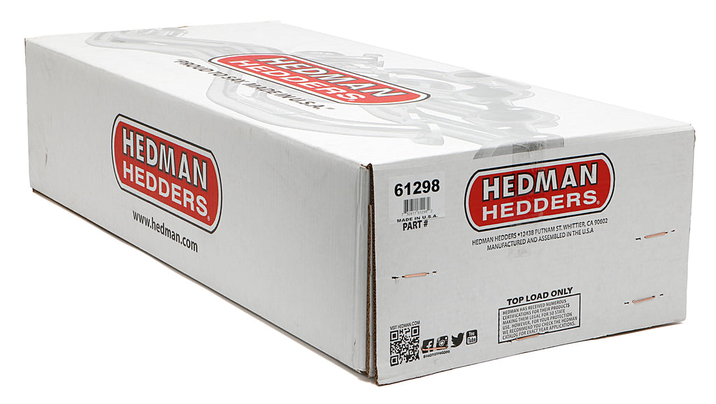 Hedman Hedders 61298 H.D. Silver Long-Tube EO Headers For 64-77 Chevelle 283-400 w/AIR for Select Chevrolet Bel Air, Chevrolet Biscayne, Chevrolet Brookwood, Chevrolet Caprice, Chevrolet Chevelle, Chevrolet El Camino, Chevrolet Impala, Chevrolet Monte
