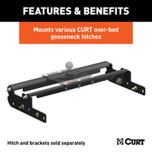 Load image into Gallery viewer, CURT 61332 Over-Bed Gooseneck Installation Brackets, Select Ford F-250, F-350, F-450