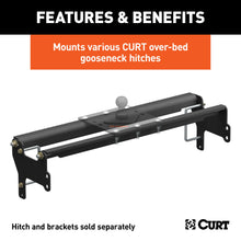 Load image into Gallery viewer, CURT 61341 Over-Bed Gooseneck Install Brackets, Select Silverado, Sierra 1500, 2500, 3500