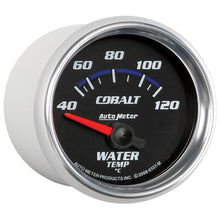 Load image into Gallery viewer, AutoMeter 6137-M GAUGE, WATER TEMP, 2 1/16", 40-120?C, ELECTRIC, COBALT