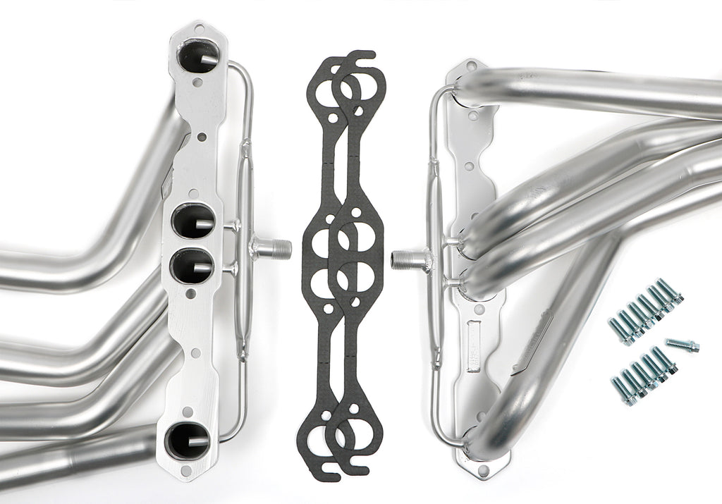 Hedman Hedders 61448 HD Silver Long-Tube EO Headers For 84-86 Corvette 283-400 w/A.I.R for Select Chevrolet Corvette