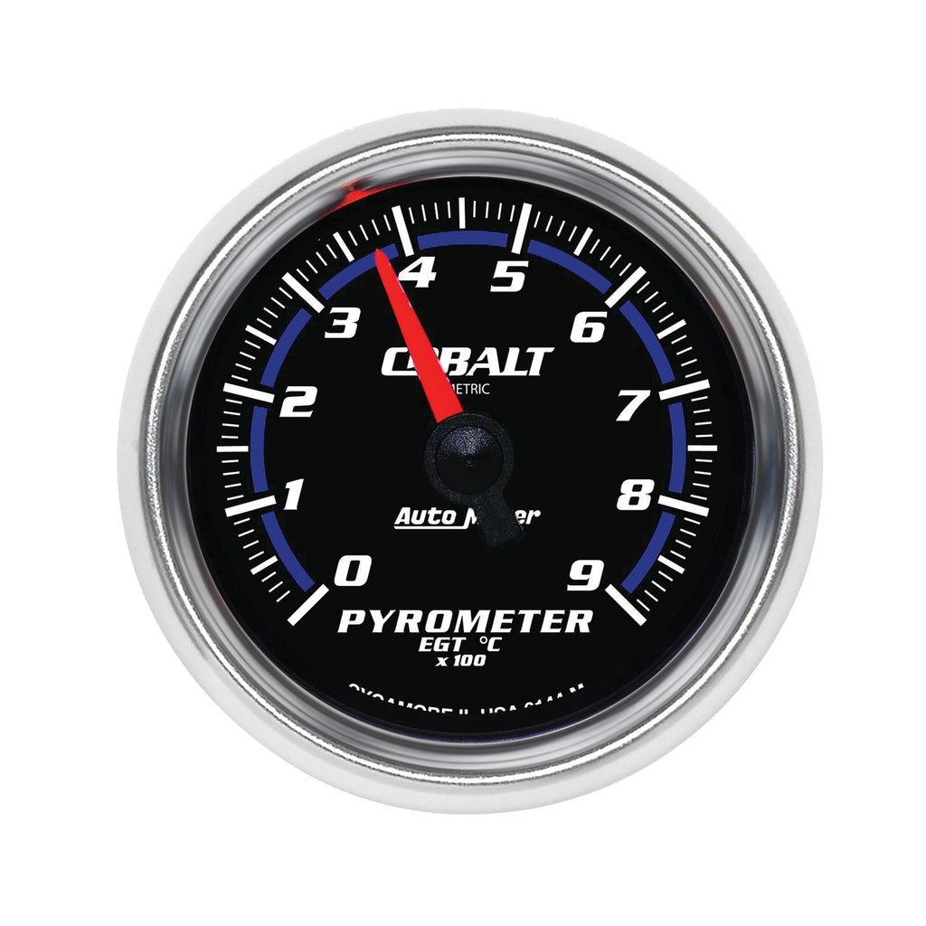 AutoMeter 6144-M GAUGE, PYROMETER (EGT), 2 1/16", 900?C, DIGITAL STEPPER MOTOR, COBALT