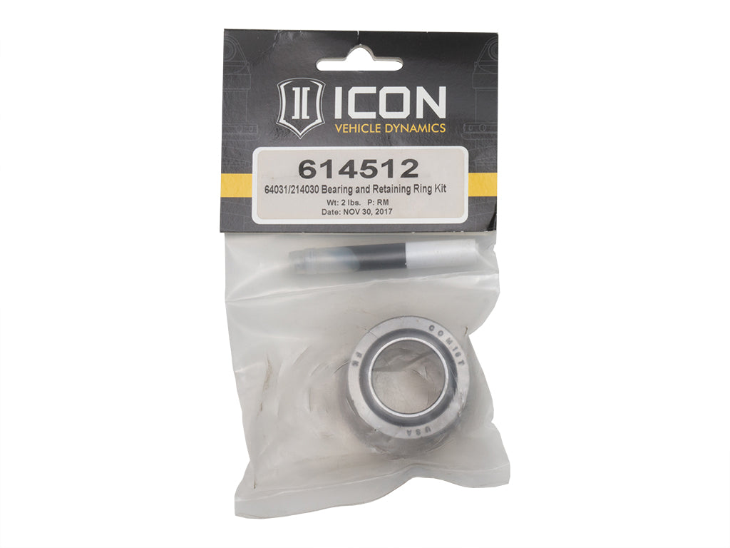 ICON Vehicle Dynamics 614512 64031/214030 BEARING AND RET RING KIT for Select Dodge Ram 2500, Dodge Ram 3500, Ford F-250 Super Duty, Ford F-350 Super Duty, Ram 2500, Ram