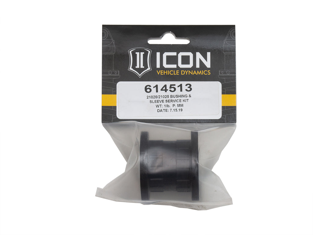 ICON Vehicle Dynamics 614513 21020/21025 BUSHING & SLEEVE SERVICE KIT for Select Jeep Wrangler, Jeep Wrangler JK