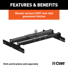 Load image into Gallery viewer, CURT 61509 Over-Bed Gooseneck Installation Brackets, Select Dodge Ram 1500, 2500, 3500