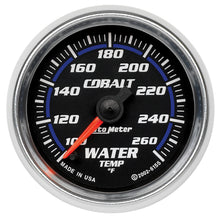 Load image into Gallery viewer, AutoMeter 6155 GAUGE, WATER TEMP, 2 1/16", 100-260?F, DIGITAL STEPPER MOTOR, COBALT