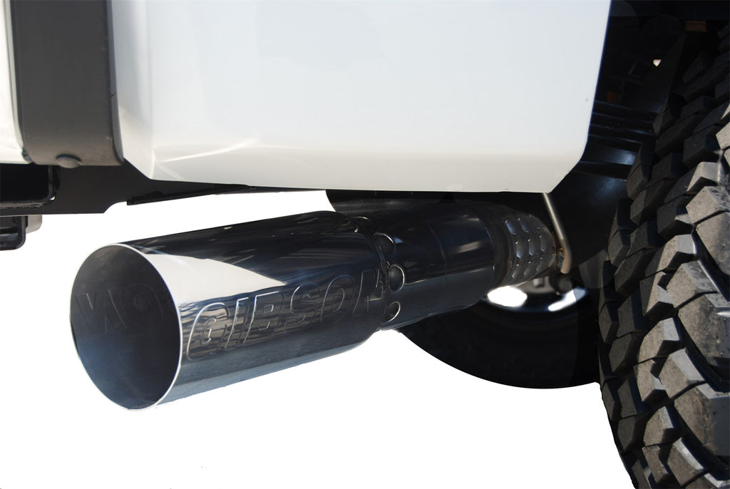 Gibson Performance Exhaust 615623 Single Exhaust System for Select Chevrolet Silverado HD, Chevrolet Silverado HD, GMC Sierra HD, GMC Sierra HD