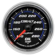 Load image into Gallery viewer, AutoMeter 6156 GAUGE, OIL TEMP, 2 1/16", 140-280?F, DIGITAL STEPPER MOTOR, COBALT