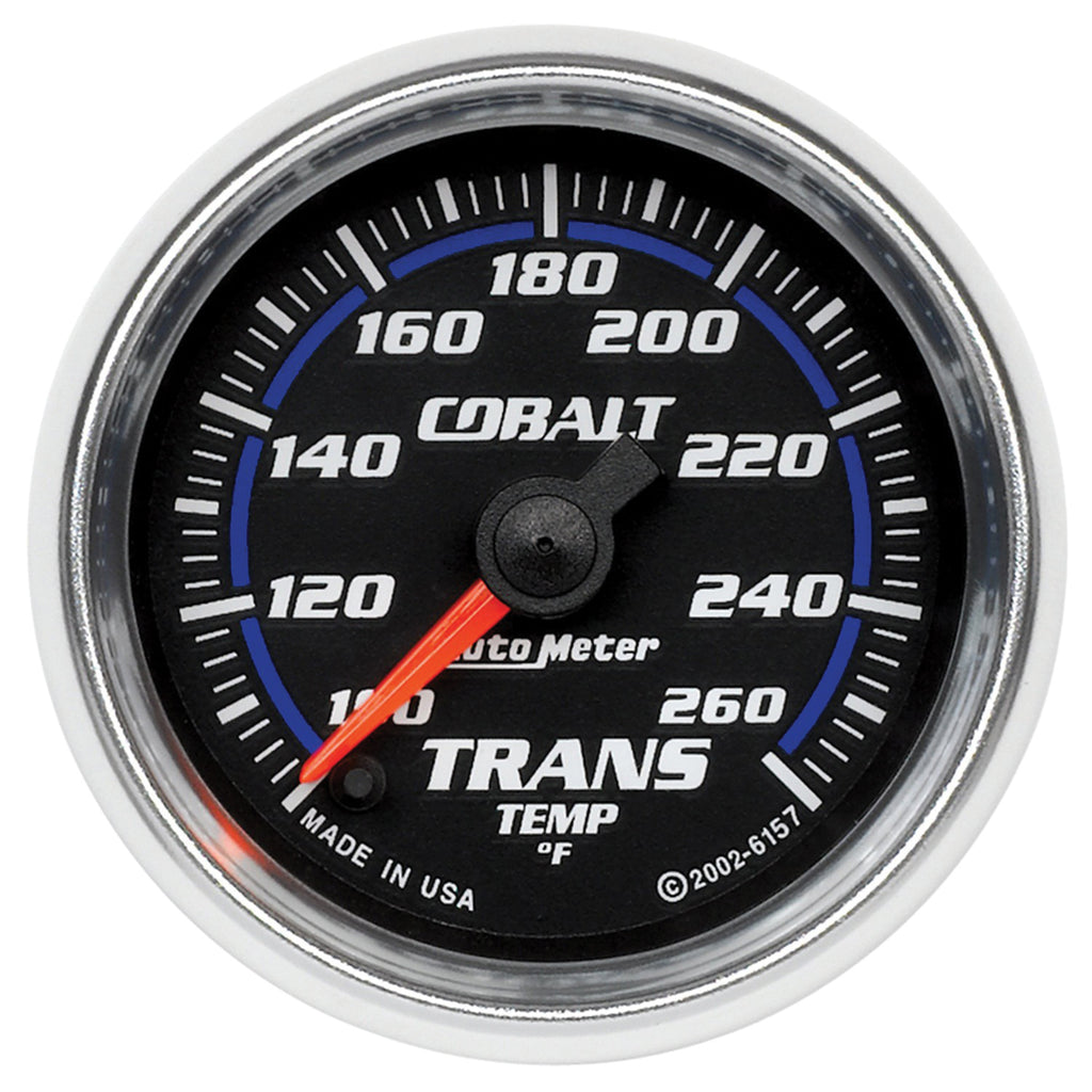 AutoMeter 6157 GAUGE, TRANSMISSION TEMP, 2 1/16", 100-260?F, DIGITAL STEPPER MOTOR, COBALT