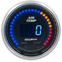 Load image into Gallery viewer, AutoMeter 6158 GAUGE, AIR TEMP, DUAL, 2 1/16", 0-300?F, DIGITAL, COBALT