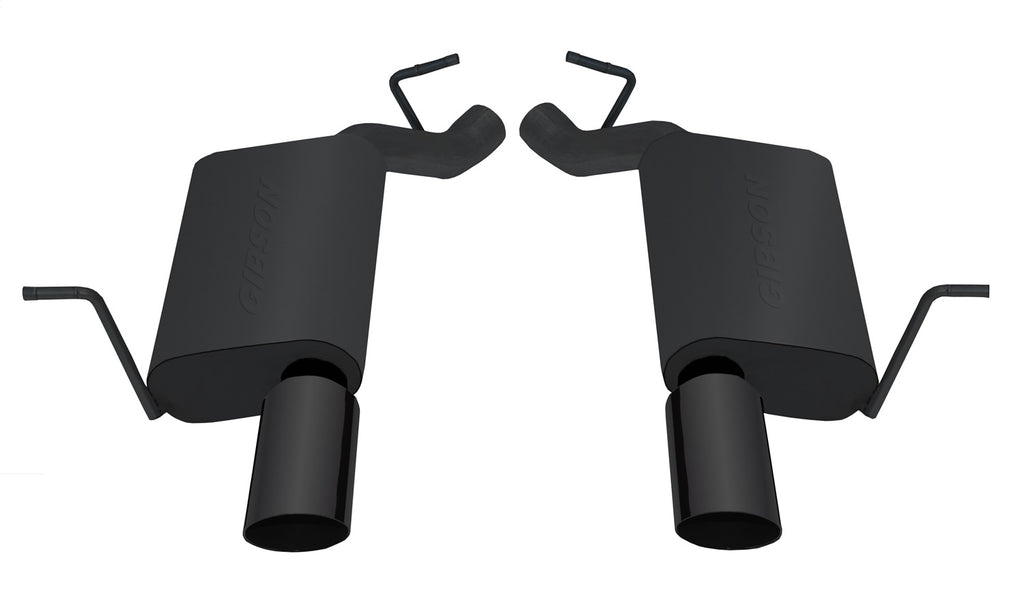 Gibson Performance Exhaust 616006B Axle Back Dual Exhaust System; Black Elite for Select Dodge Durango
