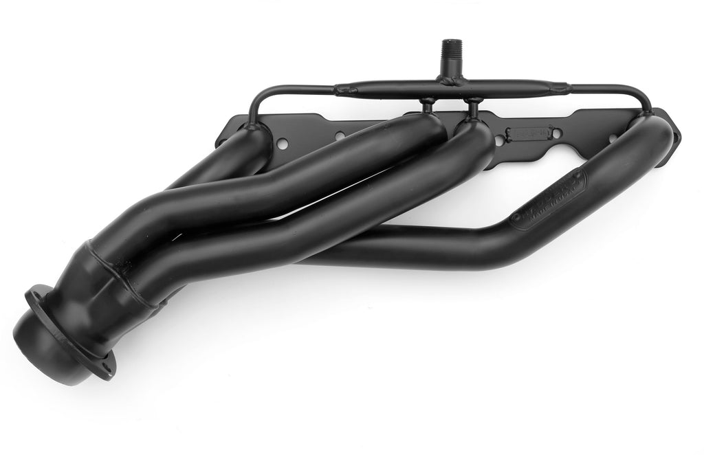 Hedman Hedders 61603 HD Black Mid-Length EO Headers For 67-81 Camaro 283-400 w/A.I.R. for Select Chevrolet Bel Air, Chevrolet Biscayne, Chevrolet Caprice, Chevrolet Chevelle, Chevrolet El Camino, Chevrolet Impala, Chevrolet Monte Carlo, Chevrolet