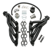 Load image into Gallery viewer, Hedman Hedders 61613 HD Black Mid-Length Headers For 67-81 Camaro 396-502 with A.I.R. for Select Chevrolet Bel Air, Chevrolet Biscayne, Chevrolet Brookwood, Chevrolet Camaro, Chevrolet Caprice, Chevrolet Chevelle, Chevrolet Chevy II, Chevrolet El Camino,