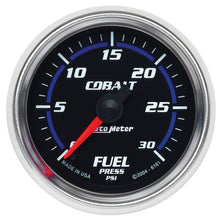 Load image into Gallery viewer, AutoMeter 6161 GAUGE, FUEL PRESSURE, 2 1/16", 30PSI, DIGITAL STEPPER MOTOR, COBALT