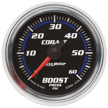 Load image into Gallery viewer, AutoMeter 6170 GAUGE, BOOST, 2 1/16", 60PSI, DIGITAL STEPPER MOTOR, COBALT