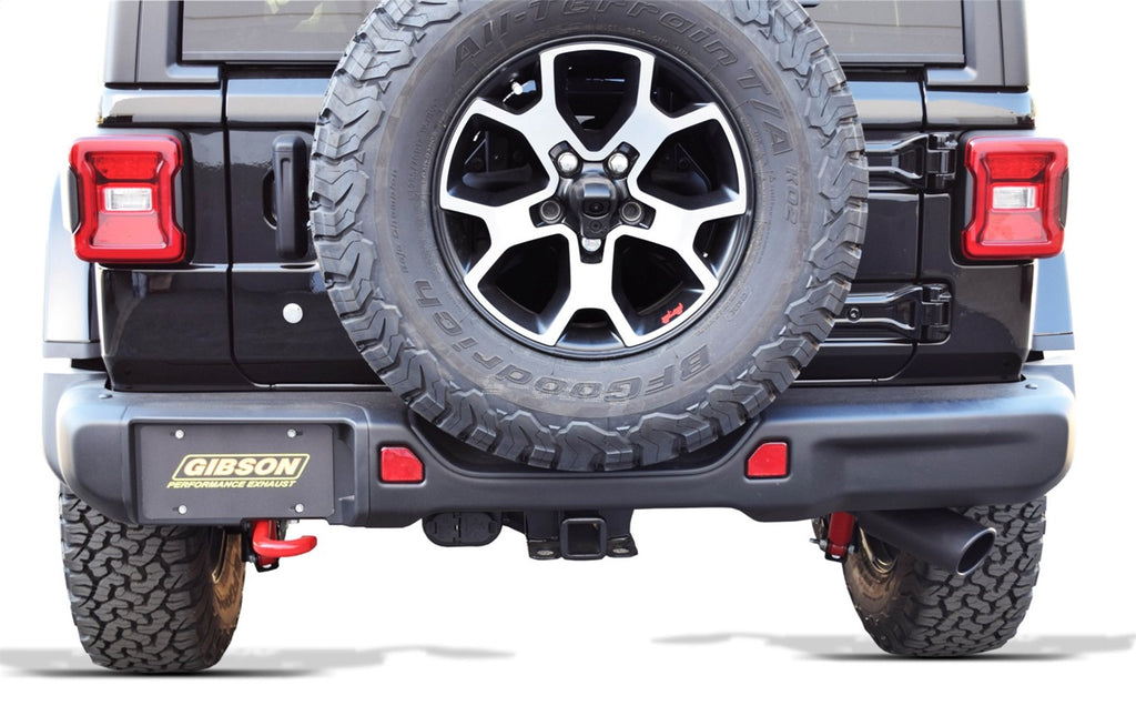 Gibson Performance Exhaust 617308-B Single Exhaust System for Select Jeep Wrangler