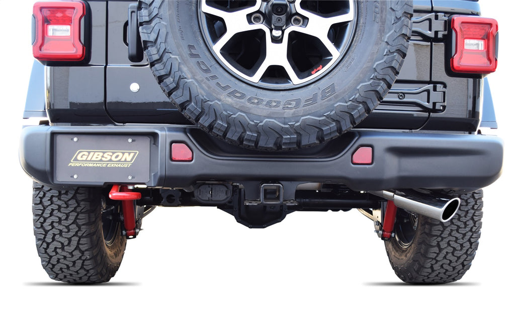 Gibson Performance Exhaust 617308 Single Exhaust System for Select Jeep Wrangler