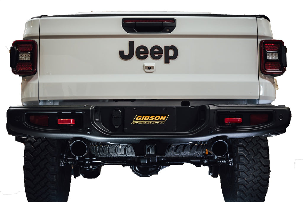 Gibson Performance Exhaust 617410B Dual Split Exhaust System for Select Jeep Gladiator