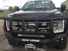 Load image into Gallery viewer, Road Armor 61742B Stealth Winch Front Bumper for Select Ford F-450 Super Duty, Ford F-550 Super Duty