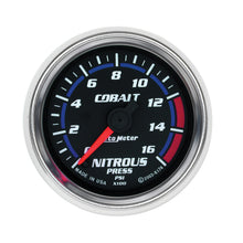 Load image into Gallery viewer, AutoMeter 6174 GAUGE, NITROUS PRESSURE, 2 1/16", 1600PSI, DIGITAL STEPPER MOTOR, COBALT