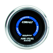 Load image into Gallery viewer, AutoMeter 6175 GAUGE, AIR/FUEL RATIO-NARROWBAND, 2 1/16", LEAN-RICH, LED ARRAY, COBALT
