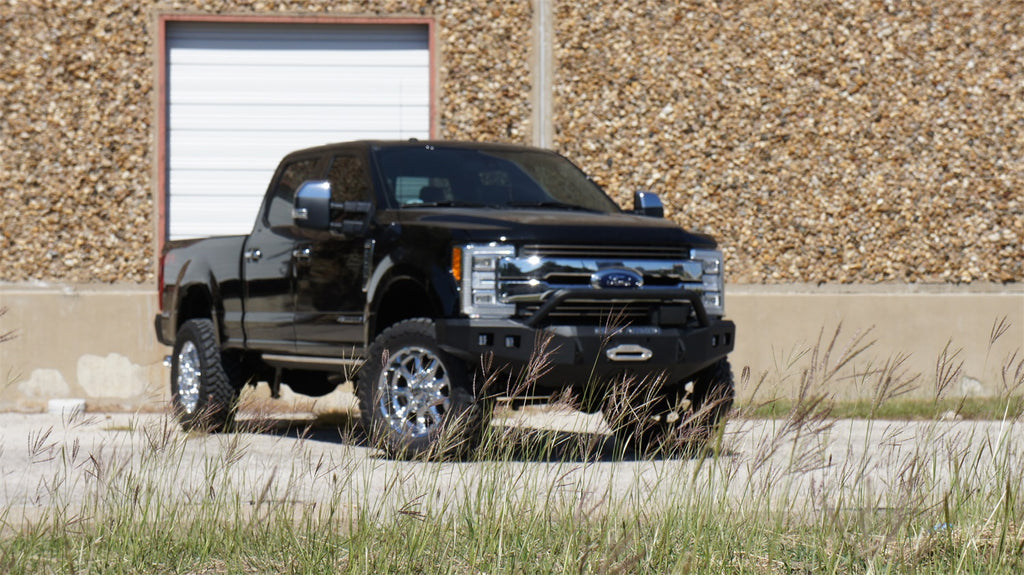 Road Armor 617F4B Stealth Winch Front Bumper for Select Ford F-250 Super Duty, Ford F-350 Super Duty