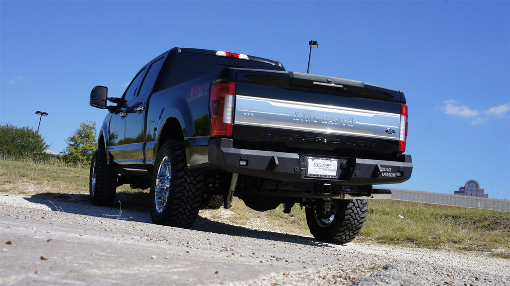 Road Armor 617RRB Stealth Winch Rear Bumper for Select Ford F-250 Super Duty, Ford F-350 Super Duty, Ford F-450 Super Duty, Ford F-550 Super Duty
