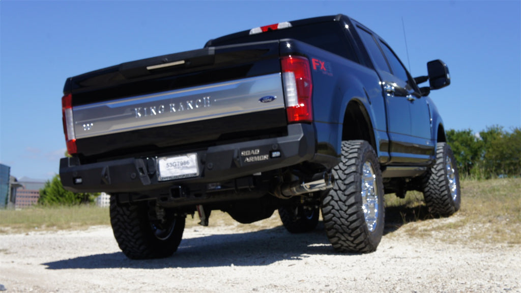 Road Armor 617RRB Stealth Winch Rear Bumper for Select Ford F-250 Super Duty, Ford F-350 Super Duty, Ford F-450 Super Duty, Ford F-550 Super Duty