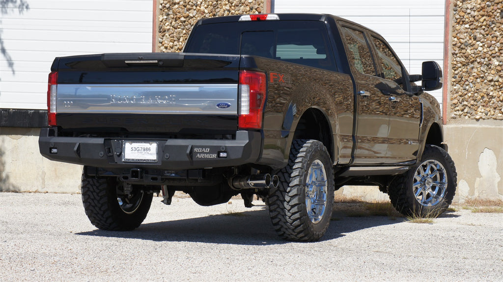 Road Armor 617RRB Stealth Winch Rear Bumper for Select Ford F-250 Super Duty, Ford F-350 Super Duty, Ford F-450 Super Duty, Ford F-550 Super Duty