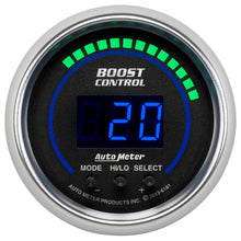 Load image into Gallery viewer, AutoMeter 6181 GAUGE, BOOST CONTROLLER, 2 1/16", 30INHG-30PSI, INCL. SOLENOID, DIGITAL, COBALT
