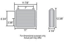 Load image into Gallery viewer, Derale 61878 18 Row Hi-Flow Racing Remote Fluid Cooler, 7/8-14 UNF O-ring