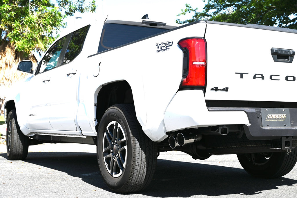 Gibson Performance Exhaust 618823 Cat-Back Single Exhaust System; Stainless for Select Toyota Tacoma