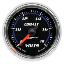 Load image into Gallery viewer, AutoMeter 6191 GAUGE, VOLTMETER, 2 1/16", 18V, DIGITAL STEPPER MOTOR, COBALT