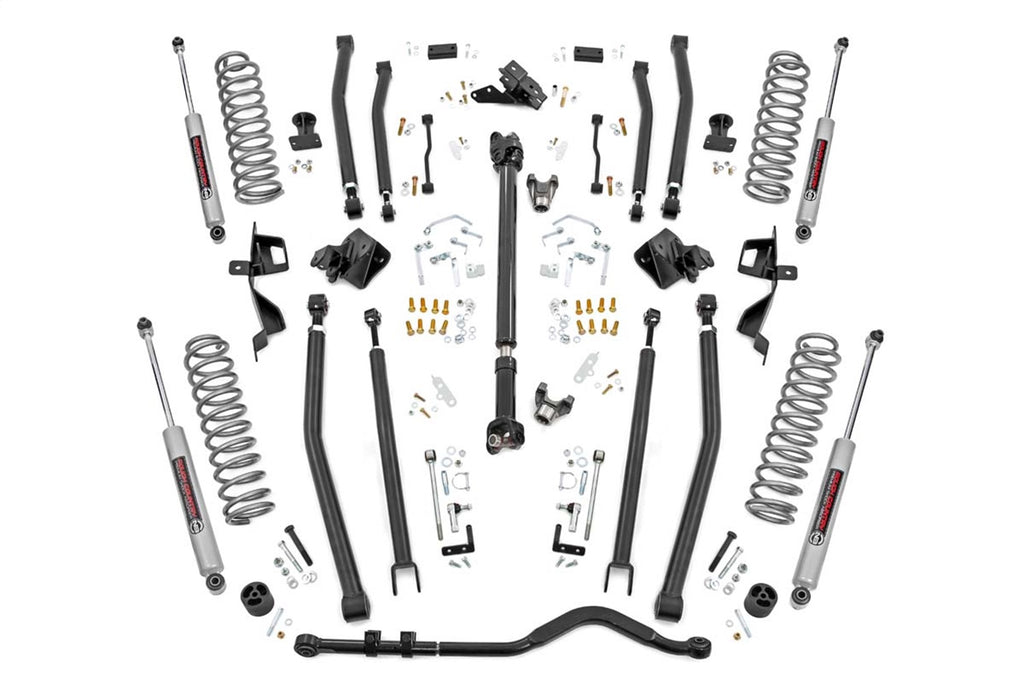 Rough Country 66030 Long Arm Suspension Lift Kit w/Shocks for Select Jeep Wrangler