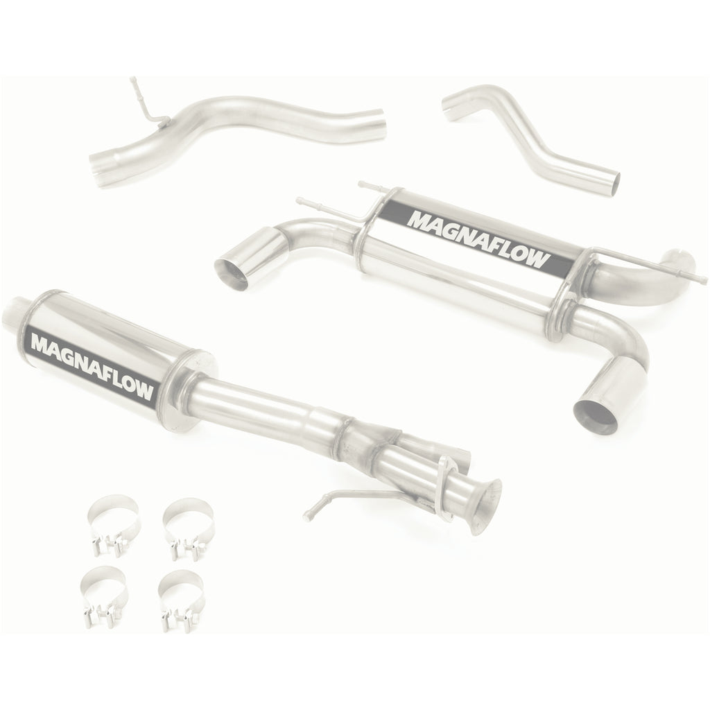 MagnaFlow Exhaust Products 16832 Street Series Polished Cat-Back System for Select Hummer H3