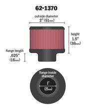 Load image into Gallery viewer, K&amp;N 62-1370 Vent Air Filter/ Breather